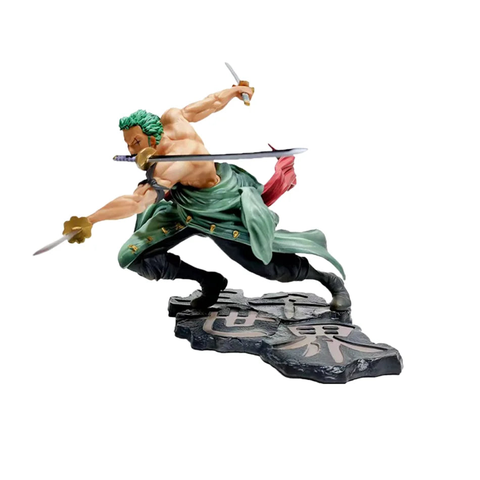 Hot Sale One Piece Anime Figure GK Roronoa Zoro Three-blade Sa-maximum Manga Anime Statue Action Figure Collection Model