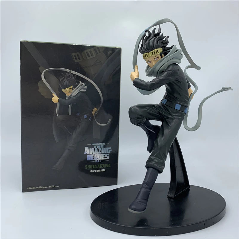 My Hero Academia Azawa Shouta Eraser Head Fighting Ver. PVC Action Figure Midoriya Shoto Teacher Collect Model 19cm