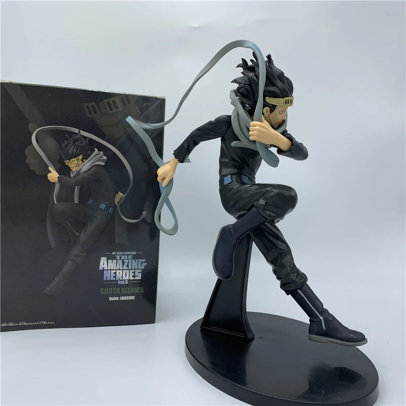 My Hero Academia Azawa Shouta Eraser Head Fighting Ver. PVC Action Figure Midoriya Shoto Teacher Collect Model 19cm
