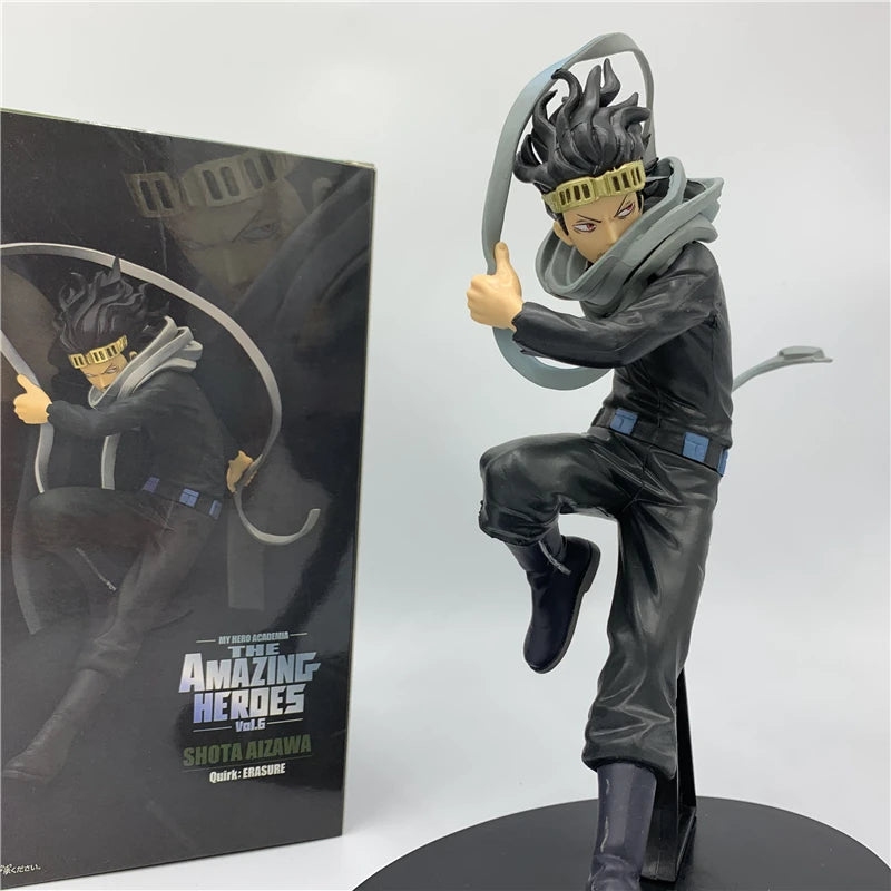 My Hero Academia Azawa Shouta Eraser Head Fighting Ver. PVC Action Figure Midoriya Shoto Teacher Collect Model 19cm