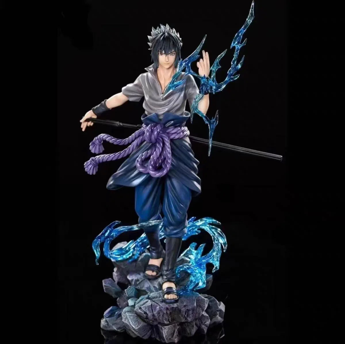 Bandai HOT S 23cm Naruto Anime Figure Uzumaki Naruto Uchiha Sasuke Action Model Pvc Statue Desktop Ornament Collection Toys Gift