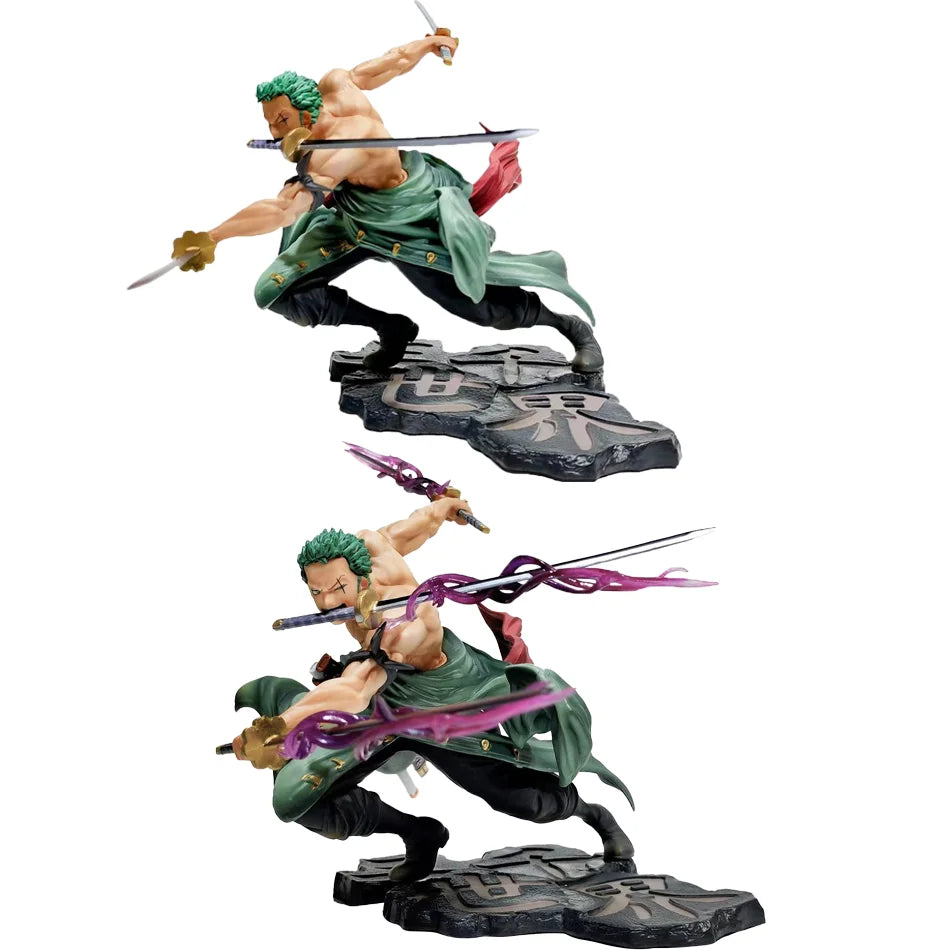 Hot Sale One Piece Anime Figure GK Roronoa Zoro Three-blade Sa-maximum Manga Anime Statue Action Figure Collection Model