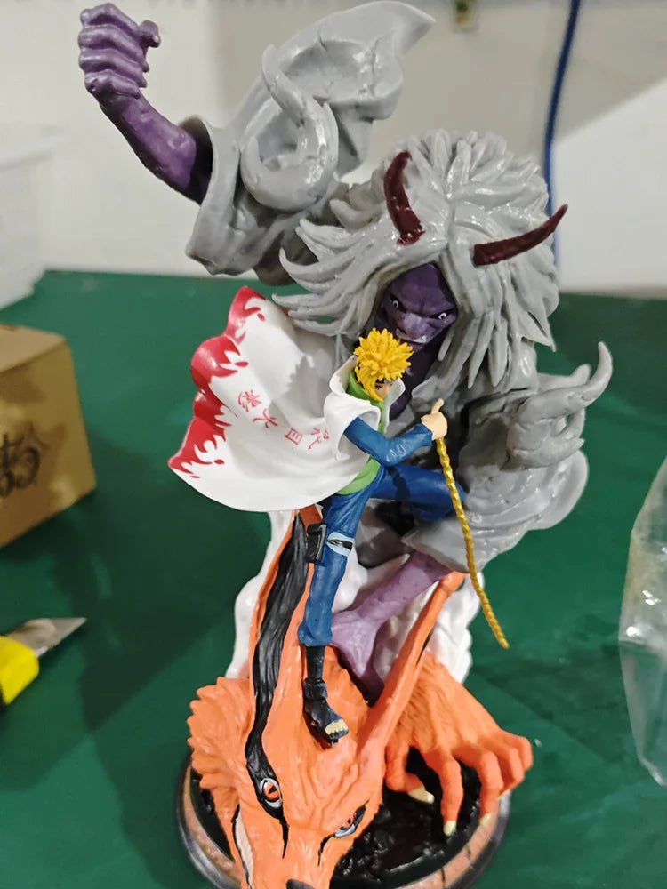 2026 New Naruto Anime Yellow Flash Namikaze Minato Action Figures Pvc Gk Statue Model Desktop Decoration Collection Toy Gifts