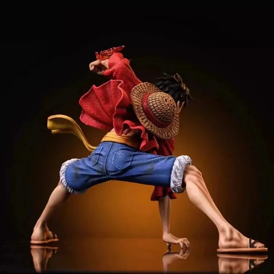 one-piece figure, D. Luffy battle-style action figure, anime collection, PVC model doll, children's toy, birthday gift