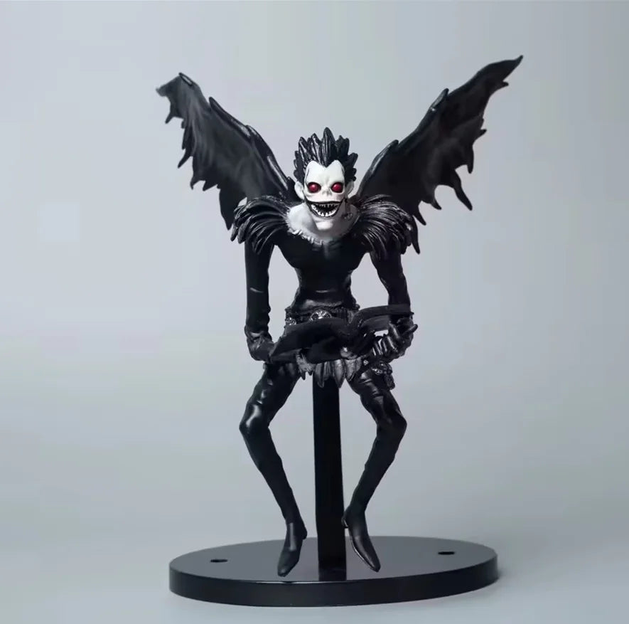 24CM Anime Figure DEATH NOTE Ryuk Yagami Light MisaMisa PVC Standing Model Pose Children Collection Gift Ornaments Sculpture