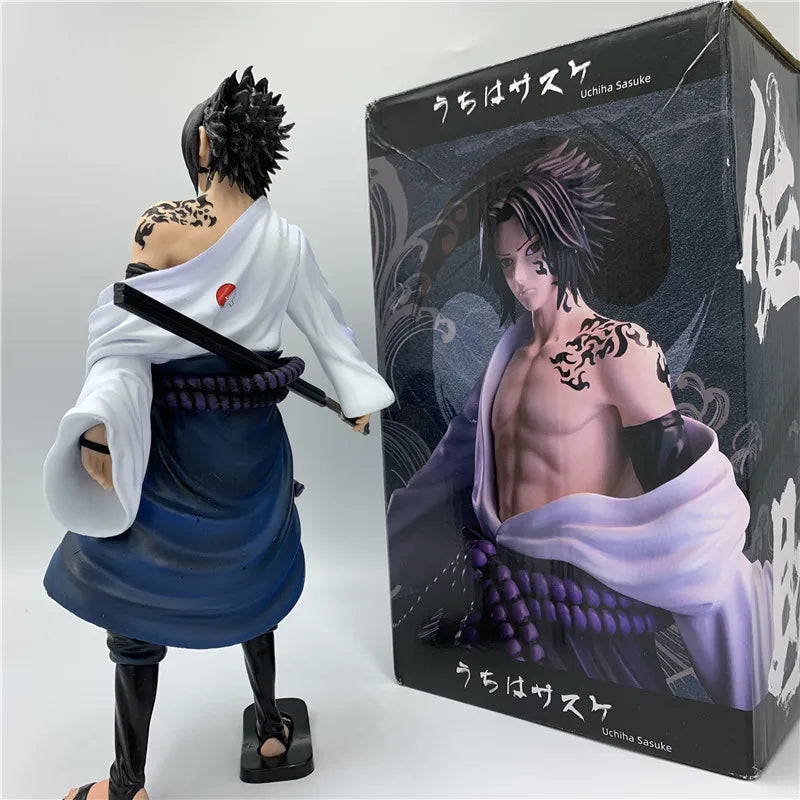 Lover Anime NARUTO Figure Uchiha Sasuke Curse Mark PVC Figure NARUTO Sasuke Orochimaru Itachi Sharingan Kakashi Model Toy Gift