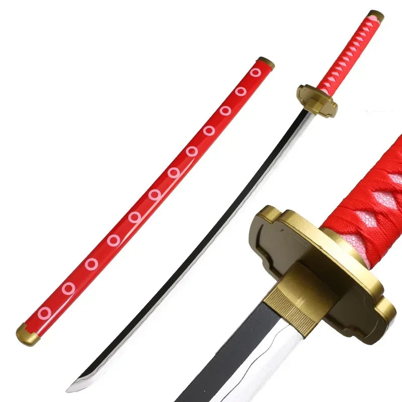 One Piece Newest Cosplay Red Hair Shanks Katana Bamboo Assembled 41inch Sword Role Play Gol·D·Roger Anime 104cm Model