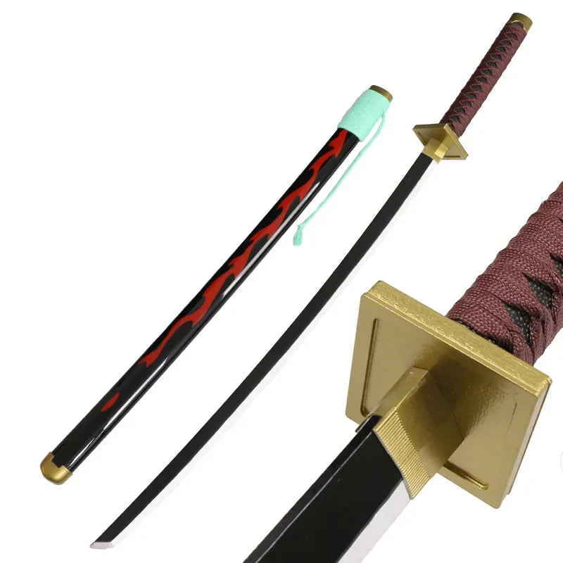 One Piece Newest Cosplay Red Hair Shanks Katana Bamboo Assembled 41inch Sword Role Play Gol·D·Roger Anime 104cm Model