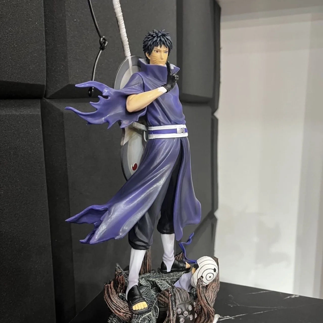 Naruto Anime Figure Uchiha Obito Action Figures double headed Statue PVC Collection Model Desktop Ornament Toys Fans Gifts