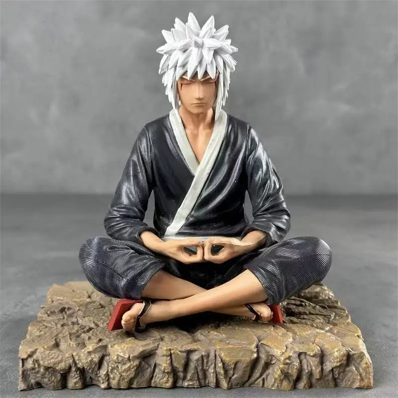 15cm/5.9in Naruto Anime Jiraiya Sitting Posture Action Figures Pvc Statue Desktop Ornamen Collection  Statue Model Decoration T