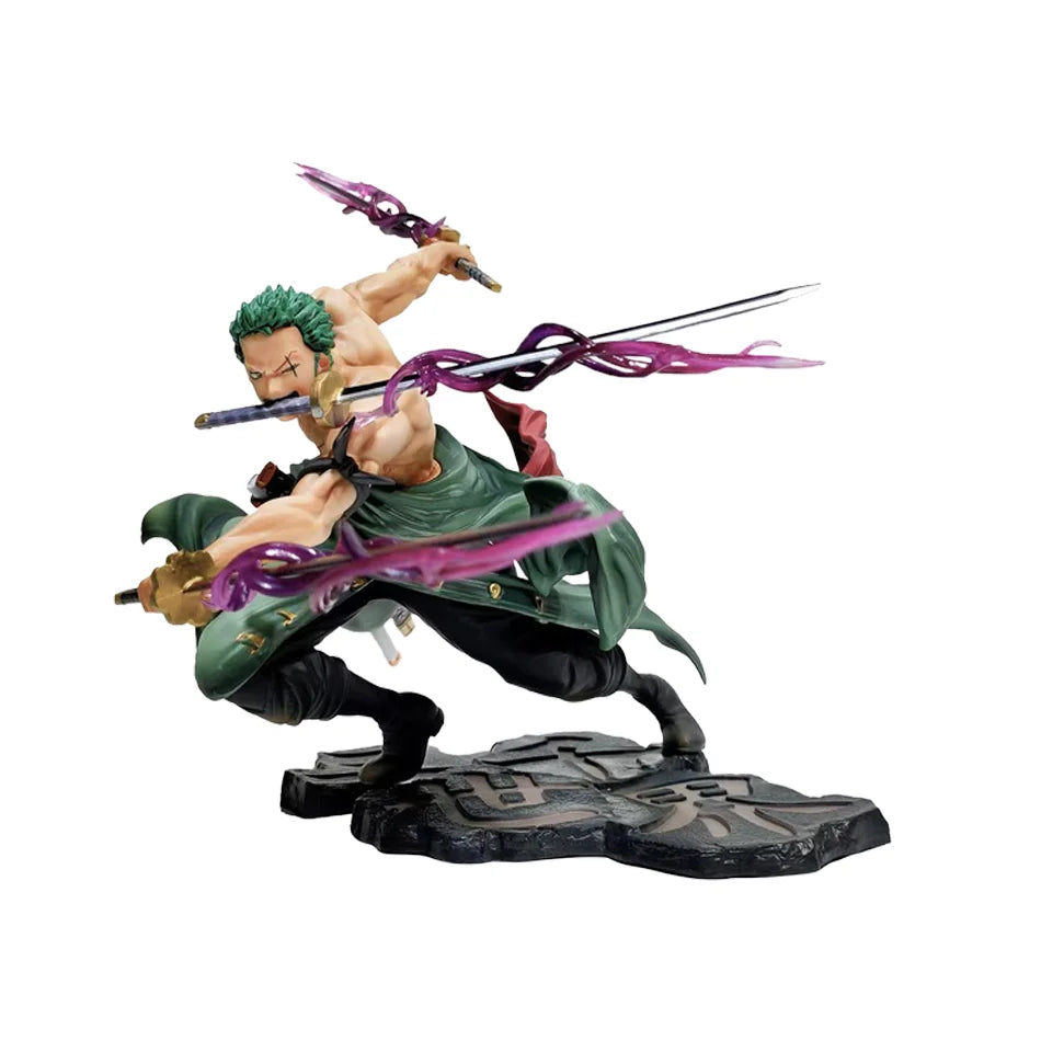 Hot Sale One Piece Anime Figure GK Roronoa Zoro Three-blade Sa-maximum Manga Anime Statue Action Figure Collection Model