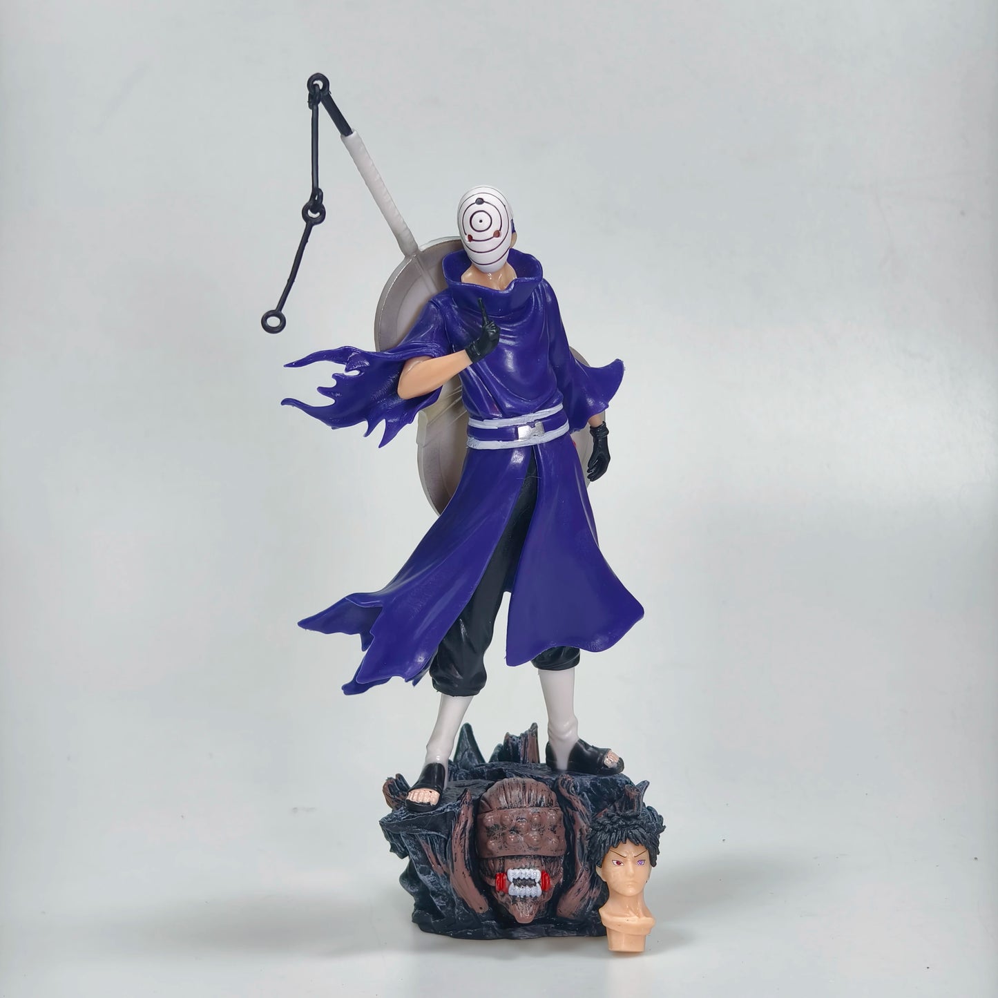 Naruto Anime Figure Uchiha Obito Action Figures double headed Statue PVC Collection Model Desktop Ornament Toys Fans Gifts