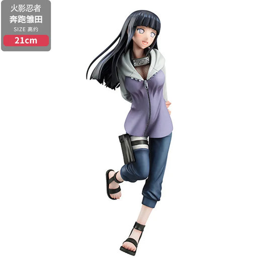 New 21cm Doll Model  Hyuga Hinata PVC Figurines Collection Decoration Kids Toys Gifts
