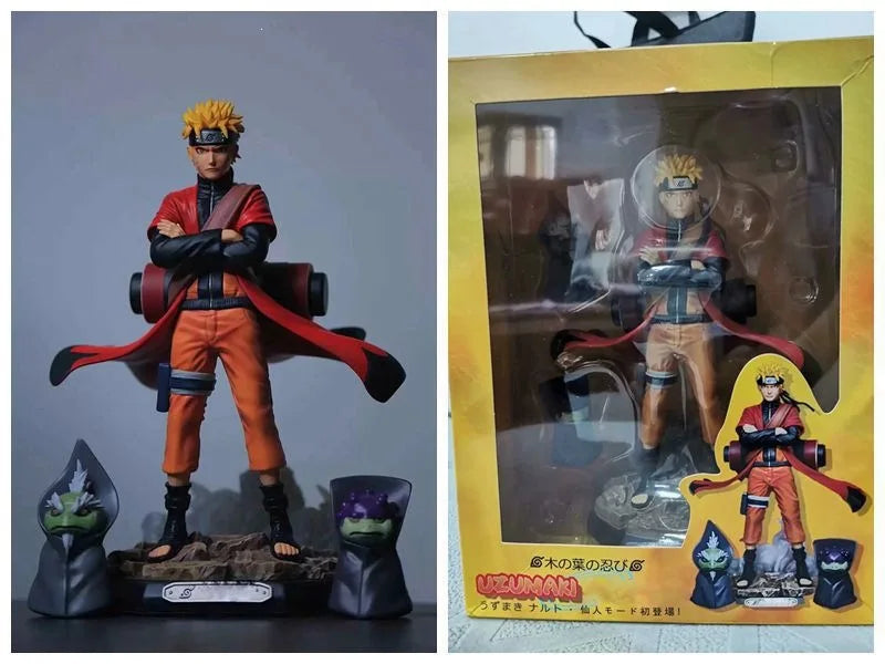 22cm Anime Naruto Figure Uzumaki Naruto Action Figures Pvc Model Dolls Statue Collection Desk Decoration Model Toy Kid Gifts