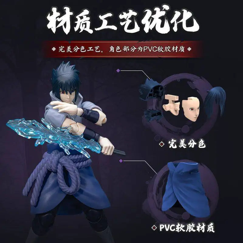 In Stock Blokees Naruto Beyond Version, Reincarnation of The Earth, Minato Namikaze, Sasuke Uchiha, Assembled Figures