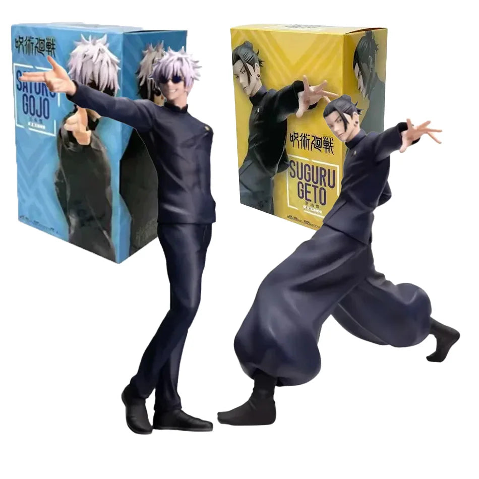 17cm anime figure noodle stopper jujutsu kaisen satoru gojo action figure geto suguru figurine pvc adult collection model toys