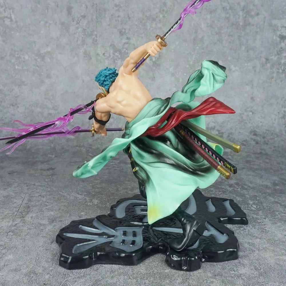 Hot Sale One Piece Anime Figure GK Roronoa Zoro Three-blade Sa-maximum Manga Anime Statue Action Figure Collection Model