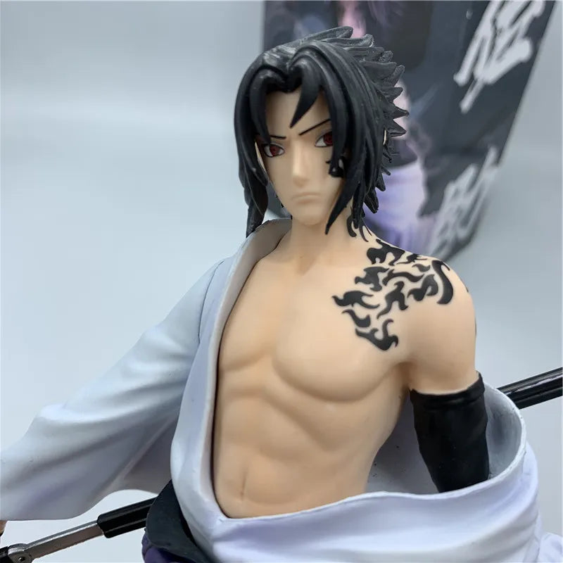 Lover Anime NARUTO Figure Uchiha Sasuke Curse Mark PVC Figure NARUTO Sasuke Orochimaru Itachi Sharingan Kakashi Model Toy Gift