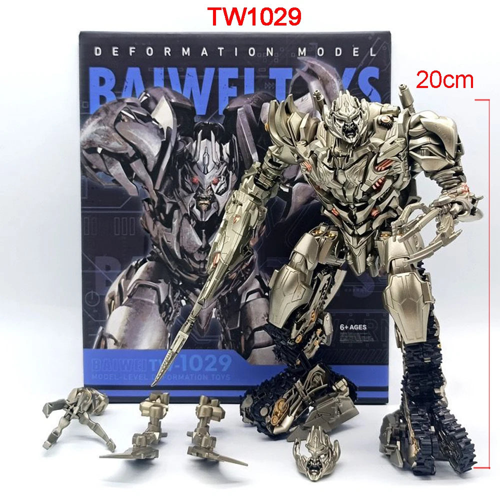 BAIWEI TW1029 Transformation Toys Megatank Galvatron SS13 Studio Series MP36 Action Figure Anime Movie Deformation Robot Model