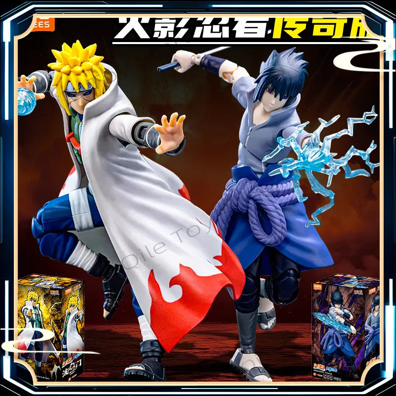 In Stock Blokees Naruto Beyond Version, Reincarnation of The Earth, Minato Namikaze, Sasuke Uchiha, Assembled Figures